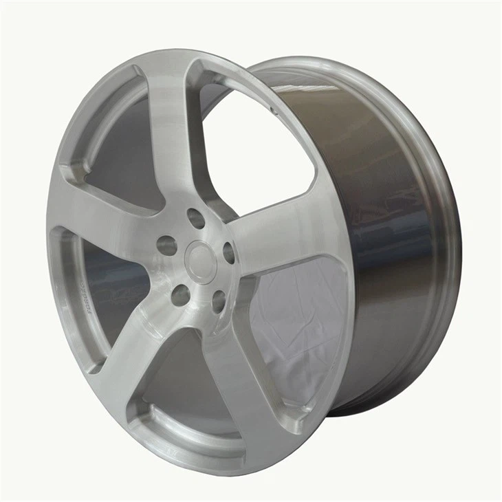 22inch Monoblock Style Brushed Silver Car Rims