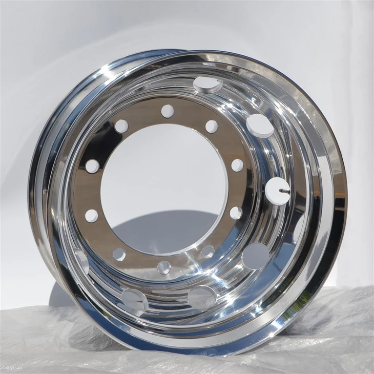 Polished Truck Wheels 22.5x8.25 Forged Aluminum Rim