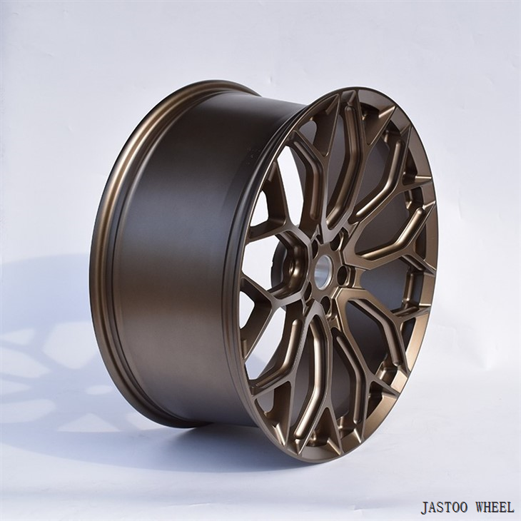 22*10 Inch Matte Bronze Passenger Car Wheels Aluminum Forged