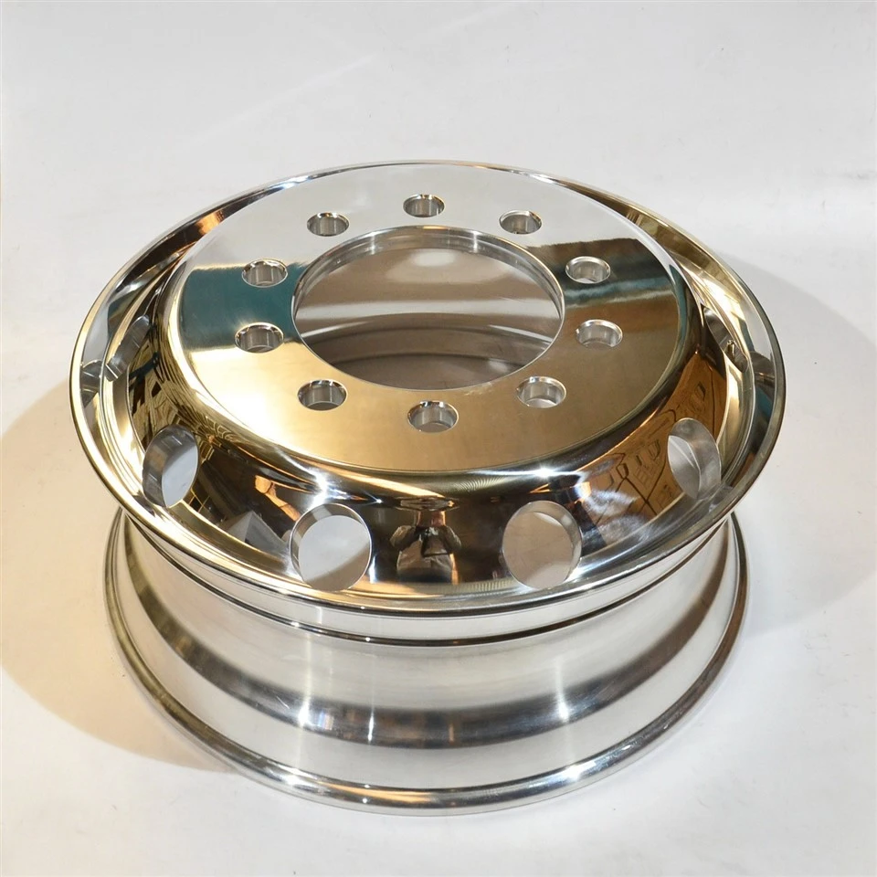 Commercial Truck Aluminum Alloy Rims With Polished And Unpolished Finishing Wheels