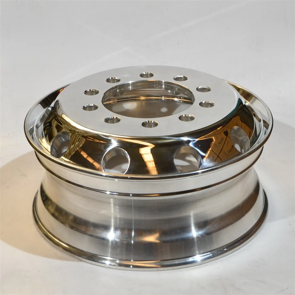 Commercial Truck Aluminum Alloy Rims With Polished And Unpolished Finishing Wheels